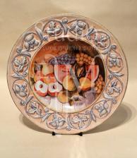 Блюдо с растительным орнаментом «Натюрморт»